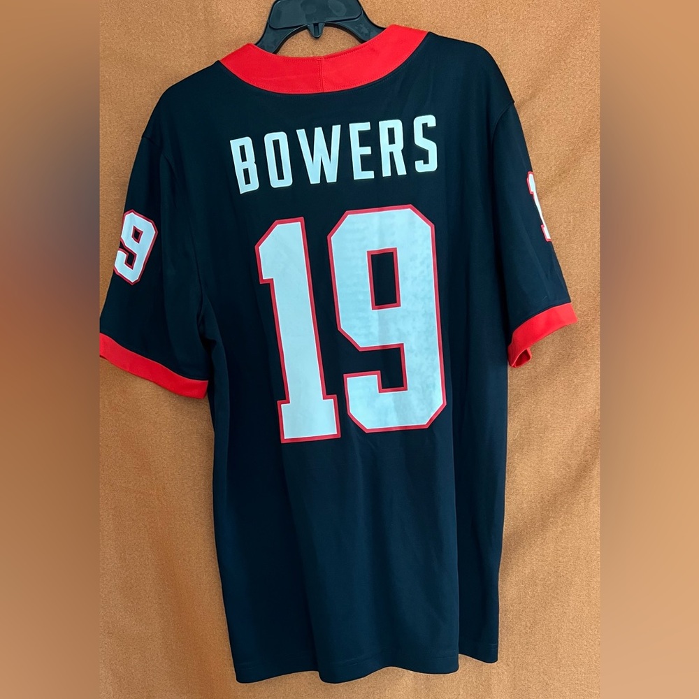 Georgia Bulldogs #19 Brock Bowers Black Jersey – Men’s Large (Official) - Picture 3 of 4